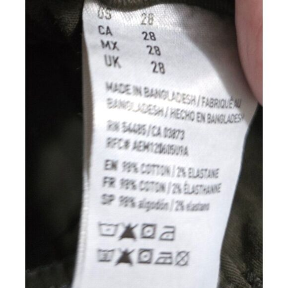 American Eagle Cargo Shorts Extreme Flex Men’s Size 28 Brown Cotton Blend - Picture 4 of 4